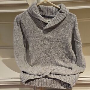 Urban Pipeline Heathered Gray Young Men's Cowl Neck Sweater